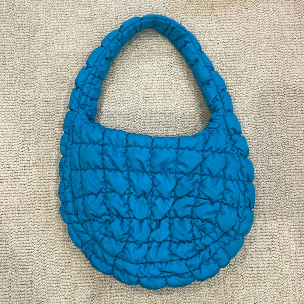 Cos mini bag teal blue - gently used 1 time